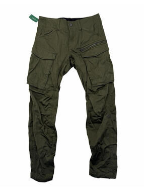 G-Star RAW Rovic Zip 3D Regular Tapered Cargo Pants Green Size 29 W | 32 L